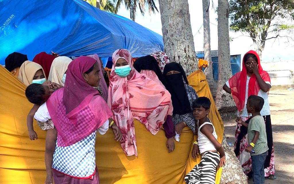 Pengungsi di Aceh