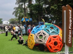 Taman Monju Selesai Direvitalisasi, PKL Dilarang Masuk!