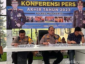 Kejahatan di Mojokerto Tahun 2023 Bekurang, 3 Pidana Ini yang Dominan Kejahatan di Mojokerto Tahun 2023 Bekurang, 3 Pidana Ini yang Dominan