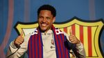 Potret Vitor Roque Resmi Diperkenalkan Sebagai Pemain Baru Barcelona