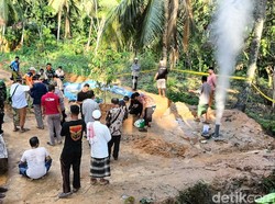 Temuan Dinas ESDM Jatim Saat Teliti Semburan Air Setinggi 20 Meter di Pamekasan