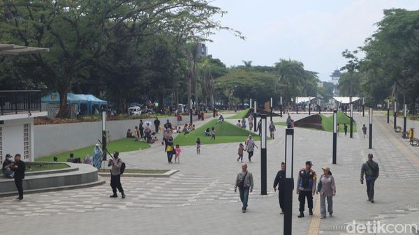 Telan Rp 23,8 M, Begini Wajah Baru Taman Monju Bandung