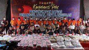 Atensi Jokowi, Satgas Anti-Narkoba Polri Tangkap 11.828 Tersangka