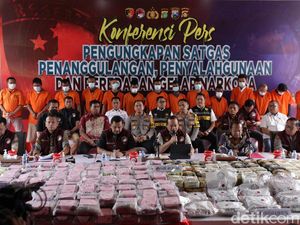 Atensi Jokowi, Satgas Anti-Narkoba Polri Tangkap 11.828 Tersangka