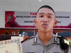Lulusan Terbaik SPN Polda Sumsel Budi Satria Ingin Banggakan Mendiang Orang Tua