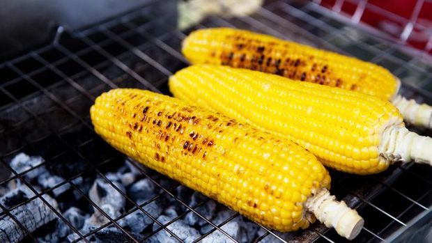 cara bikin  jagung bakar untuk tahun baru
