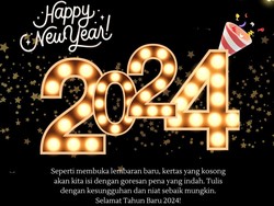 120+ Ucapan Tahun Baru 2024 yang Bermakna Indah untuk Keluarga-Rekan Kerja