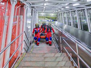 LRT Jakarta Gelar Simulasi Tanggap Darurat Kebakaran di Stasiun Velodrome