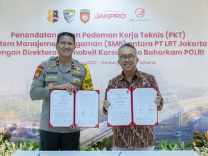 LRT Jakarta-Polri Teken Pedoman Kerja Teknis Sistem Manajemen Pengamanan LRT Jakarta-Polri Teken Pedoman Kerja Teknis Sistem Manajemen Pengamanan