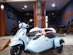 Modifikasi Yamaha Grand Filano Pakai Sespan, Keren Juga