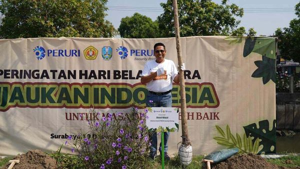 Peruri Tanam 500 Pohon Bukti Kepedulian Terhadap Negeri