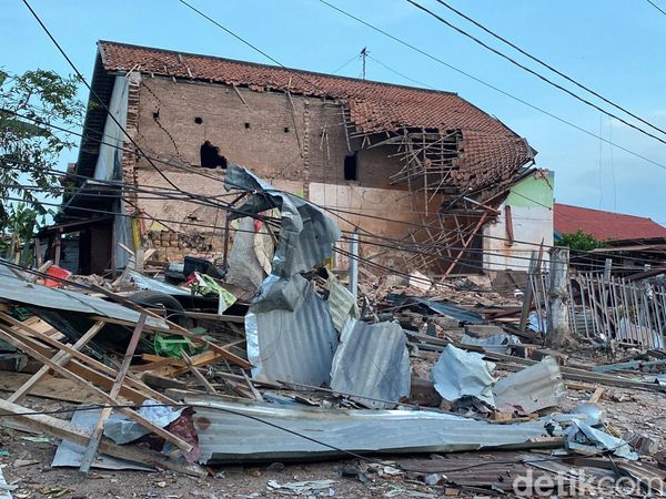 Bukti Dahsyatnya Ledakan Mortir di Bangkalan