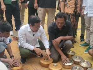 Sambangi Kerajinan Gamelan, Cak Imin: Ini Wajib Jadi Ekstrakurikuler