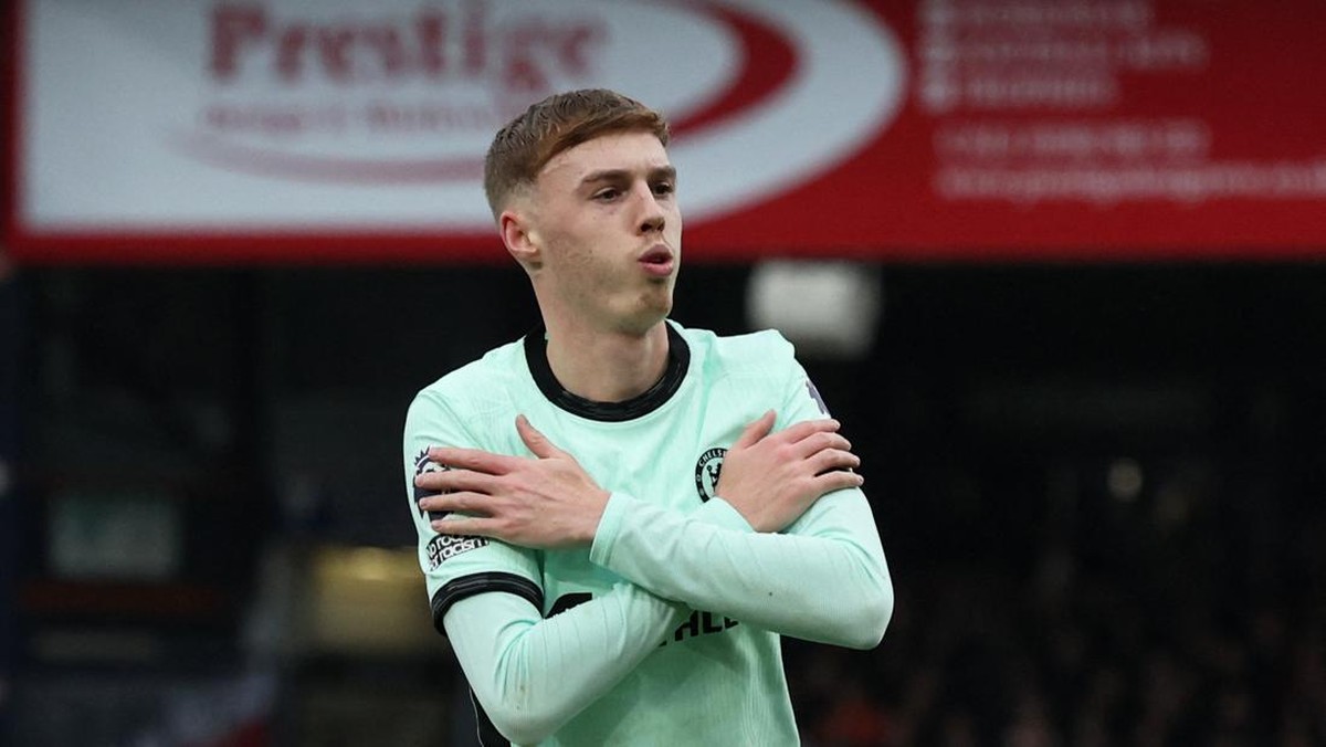 Cole Palmer lagi pamer ketajaman bersama Chelsea (REUTERS/IAN WALTON)