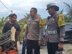 Penyandang Disabilitas Kaget Dikejar Kapolresta Pekanbaru Saat Sosialisasi Pemilu