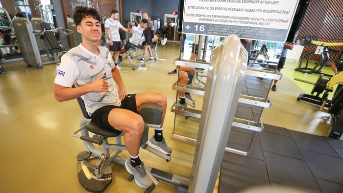Rafael Struick dalam TC Timnas Indonesia di Turki.