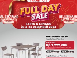 Meja Makan Diskon Sampai Rp 700 Ribu? Cuma di Transmart Full Day Sale!