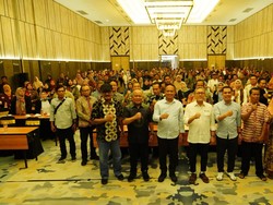 Momen Haru Pedagang Saat Mendag Resmikan Pasar Pagi Kebumen