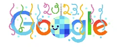 Kemeriahan Lampu Disko Google Doodle Jelang Tahun Baru 2024