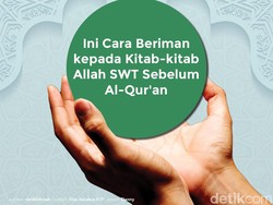 Ini Cara Beriman kepada Kitab-kitab Allah SWT Sebelum Al-Quran