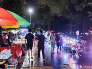 Mulai Ramai, Begini Suasana di Simpang Lima Semarang Jelang Pergantian Tahun