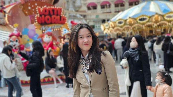7 Foto Mikhaela Putri Nafa Urbach Liburan ke Korea, Cantiknya Bikin Salfok