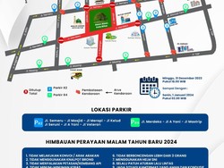 5 Jalan di Kota Blitar Ditutup Total saat Malam Tahun Baru