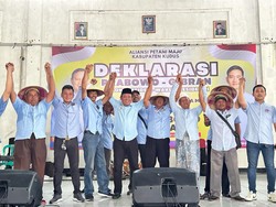 Ribuan Petani Kabupaten Kudus Deklarasikan Dukungan Prabowo-Gibran