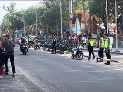 Situasi Terkini Lalin di Pantai Kuta Bali Jelang Perayaan Tahun Baru
