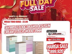 Diskon Melimpah! Beli Lemari Baju di Transmart Full Day Sale Cuma Rp 800 Ribuan