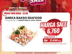 Siap-siap Malam Tahun Baru, Yuk Beli Bakso Seafood di Transmart Full Day Sale