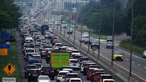 Penampakan Arus Balik Libur Tahun Baru di Jalur Puncak