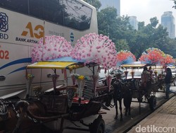 Cerita Kusir Raup Cuan 3 Kali Lipat Narik Delman di Awal Tahun Baru 2024