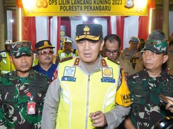 Kapolda Riau-Danrem Kompak Cek Keamanan Malam Tahun Baru