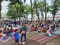 Pengunjung Pantai Kenjeran di Tahun Baru 2024 Capai 8.867, Naik dari 2023