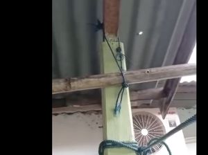 Peluru Nyasar Tembus Atap Rumah Warga Palembang saat Malam Tahun Baru Peluru Nyasar Tembus Atap Rumah Warga Palembang saat Malam Tahun Baru