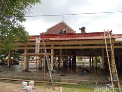 Identifikasi Kerusakan, Keraton Solo Bongkar Genting Sasana Mulya