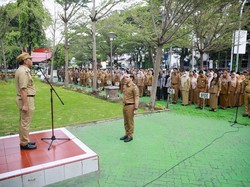 Walkot Makassar Pimpin Apel Usai Libur Tahun Baru, Ingatkan Kinerja-Pemilu