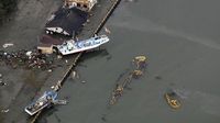 Kondisi Pelabuhan di Jepang Usai Diterjang Tsunami