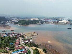 Penampakan Kawasan Industri Nikel di Morowali Sulteng