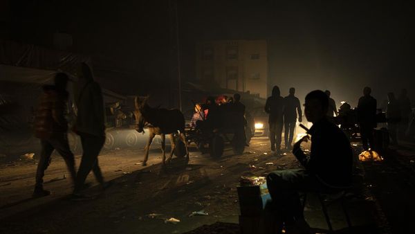 Potret Pilu Malam Pergantian Tahun di Gaza Palestina