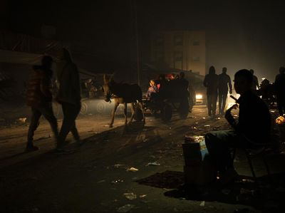 Potret Pilu Malam Pergantian Tahun di Gaza Palestina