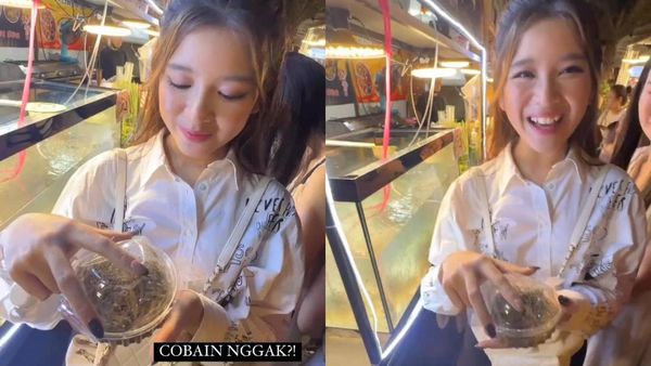 Momen Tiara Andini saat Kulineran Ekstrem di Bangkok