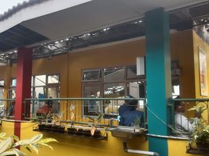 Atap SD di Paledang Kota Bogor Ambruk Diterjang Hujan dan Angin Kencang