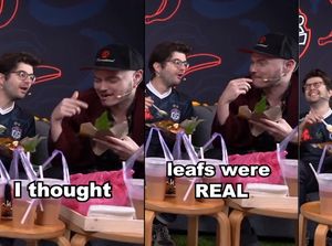 Lahap Daun Pisang Saat Makan Nasi Lemak, Host Esport Jadi Sorotan Lahap Daun Pisang Saat Makan Nasi Lemak, Host Esport Jadi Sorotan