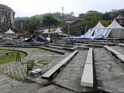 Hujan Angin di Sleman, Tenda Tebing Breksi Rusak-7 Kapanewon Terdampak