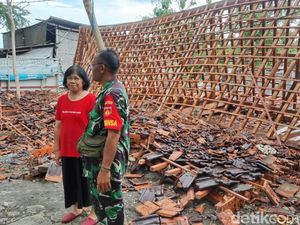 Angin Kencang Sapu Wonosari Gunungkidul, 1 Rumah Roboh