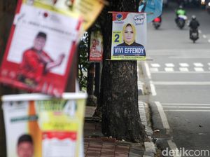 Ingat! KPU DKI Wanti-wanti Larangan Pasang Poster dan Baliho di Pohon