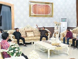 Fadel Muhammad Dialog Bareng Walkot Gorontalo soal Kesiapan Pemilu