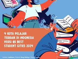 Infografis: 4 Kota Pelajar Terbaik di Indonesia Versi QS Best Student Cities 2024